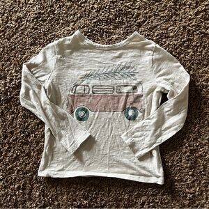 Little Co Holiday Van Graphic Top - Size 5T